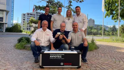 Das Projekt-Team der Niederlassung Schweiz von Bosch Energy and Building Solutions 