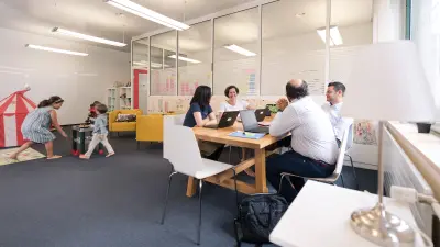 Le « Kids Office » a été installé dans les anciens locaux du service du personnel. 