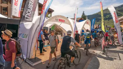 Bosch eBike Systems präsentiert am Urban Bike Festival das ABS System mit einer Teststrecke. 